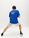 Pure Cotton Saturday Service Graphic T-Shirt