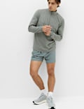 Supersoft Funnel Neck Half Zip Top