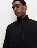 Half Zip Textured Fleece
