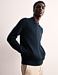 Pure Extra-Fine Merino Wool Knitted Jacket