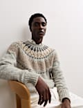 Alpaca Rich Fair Isle Crew Neck Jumper