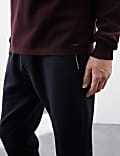 Jumper Ritsleting Pendek Bahan Katun Berleher Tinggi