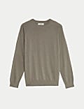 Pure Cotton Crew Neck Jumper