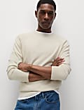 Pure Cotton Crew Neck Jumper