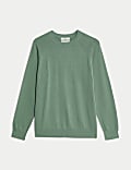 Pure Cotton Crew Neck Jumper