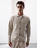 Pure Extra Fine Merino Wool Felted Knitted Jacket