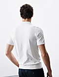 Performance Zip Up Knitted Polo Shirt