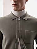 Cotton Rich Knitted Jacket