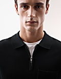 Cotton Rich Knitted Polo Shirt