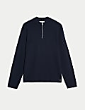Half Zip Mock Neck Jumper