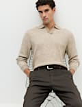 Pull tress&eacute; en maille l&eacute;g&egrave;re &agrave; encolure ouverte
