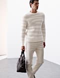 Merino Wool Rich Patterned Jumper