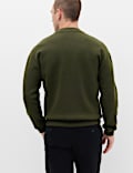 Air Yarn Knitted Bomber Jacket