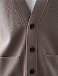 Relaxed Fit V-Neck Cardigan