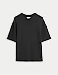 Crew Neck Knitted T-Shirt