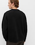 Relaxed Crew Neck Knitted Jumper