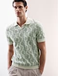 Pure Mercerised Cotton Knitted Polo Shirt