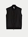 Performance Milano-Knit Funnel Neck Gilet