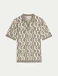 Pure Cotton Knitted Polo Shirt