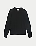 Mercerised Cotton Textured Knitted Jumper