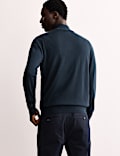 Merino Wool Rich with Silk Half Zip Jumper