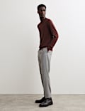 Extra Fine Merino Wool Crew Neck Jumper with Silk