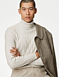 Cable High Neck Jumper