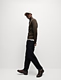 Cotton Rich Half Zip Jumper