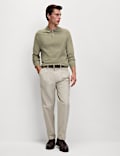 Cotton Rich Knitted Polo Shirt