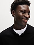 Cotton Rich Knitted Polo Shirt