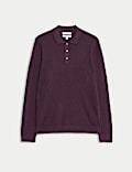 Cotton Modal Geometric Knitted Polo