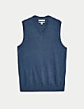 Pure Cotton Sleeveless Jumper