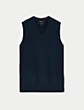 Pure Cotton Sleeveless Jumper