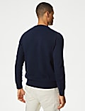 Pure Cotton Crew Neck Jumper