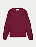 Sweter z okrągłym dekoltem ze 100% wełny owczej Extra Fine