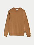 Pull en laine d'agneau extra-fine à encolure ronde