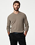 Pure Extra Fine Lamsbwool V-Neck Jumper