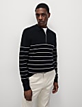 Cotton Modal Blend Knitted Polo Shirt