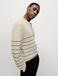 Cotton Modal Blend Knitted Polo Shirt