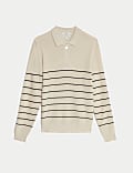 Cotton Modal Blend Knitted Polo Shirt