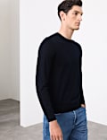 Πουλόβερ από μαλλί Merino Extra Fine