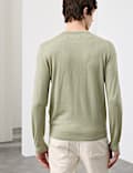 Pure Extra Fine Merino Wool Crew Neck Jumper