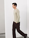 Pure Extra Fine Merino Wool Crew Neck Jumper