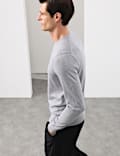 Pure Extra Fine Merino Wool Crew Neck Jumper