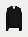 Pull pure laine mérinos extra-fine à col en V