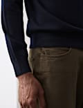 Pure Extra Fine Merino Wool Half Zip Jumper