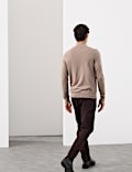 Pure Extra Fine Merino Wool Half Zip Jumper
