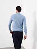 Pure Extra Fine Merino Wool Half Zip Jumper