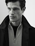 Pure Extra Fine Merino Wool Half Zip Jumper