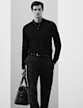 Pure Extra Fine Merino Wool Half Zip Jumper